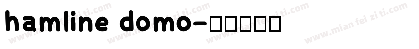 hamline domo字体转换